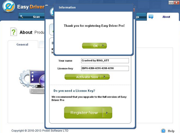 easy driver license key free